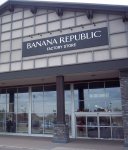Store front for Banana Republic Factory Store