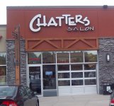 Store front for Chatters Salon
