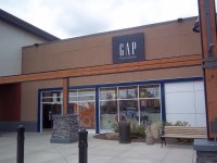 Store front for Gap Factory Store