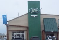 Store front for Land Rover Calgary