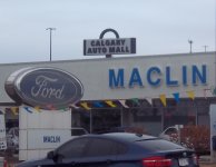 Store front for Maclin Ford