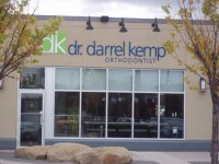 Store front for Orthodontist Dr. Darrel Kemp