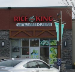 Store front for Rice For King Vietnamese Cuisine