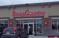 Store front for Sleep Country