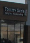 Store front for Tommy Gun's Original Barber Shop